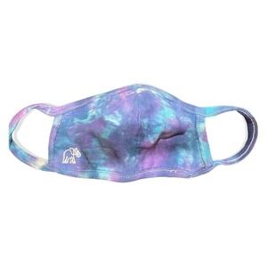 Ivory Ella Kids Face‎ Mask One Size Multicolor Tie-Dye Reusable Boho Festival